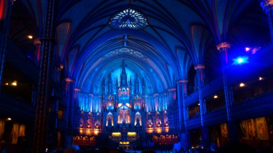 Interior de Notre-Dame de Montreal