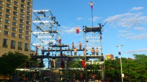 Circo callejero en Montreal